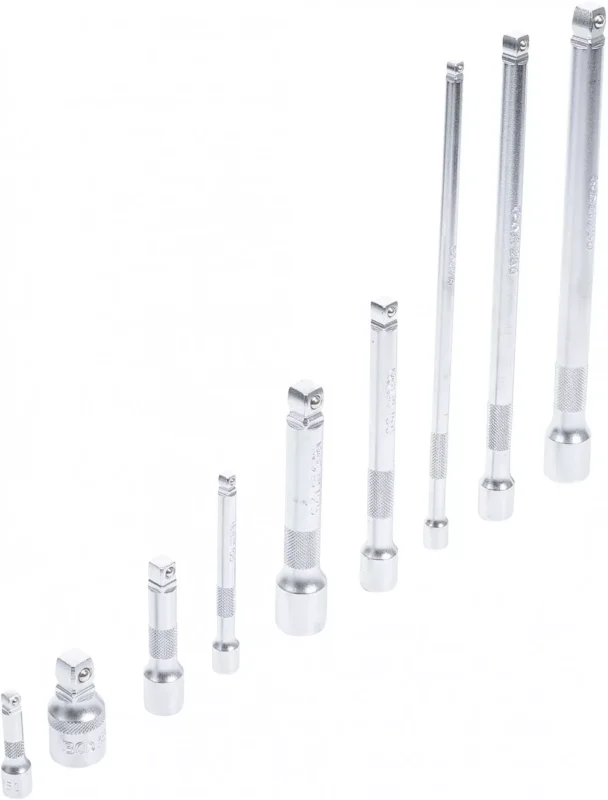 BGS technic 9 részes billenő hosszabbító szár készlet "Wobble", 1/4" + 3/8" + 1/2" (BGS 2253) Expressz szállítás