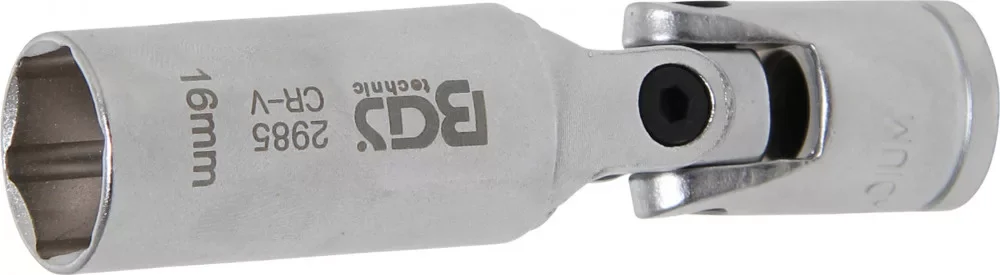 Kihagyhatatlan ajánlat BGS technic Csuklós dugókulcs fej 3/8", 16mm (BGS 2985)