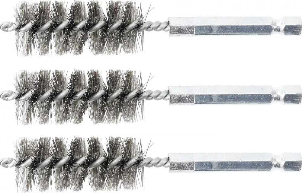 BGS technic Acélkefe készlet | 18 mm | 1/4" | 3 darabos | a BGS 3078 kefekészlethez (BGS 3078-18-S) Legjobb ár