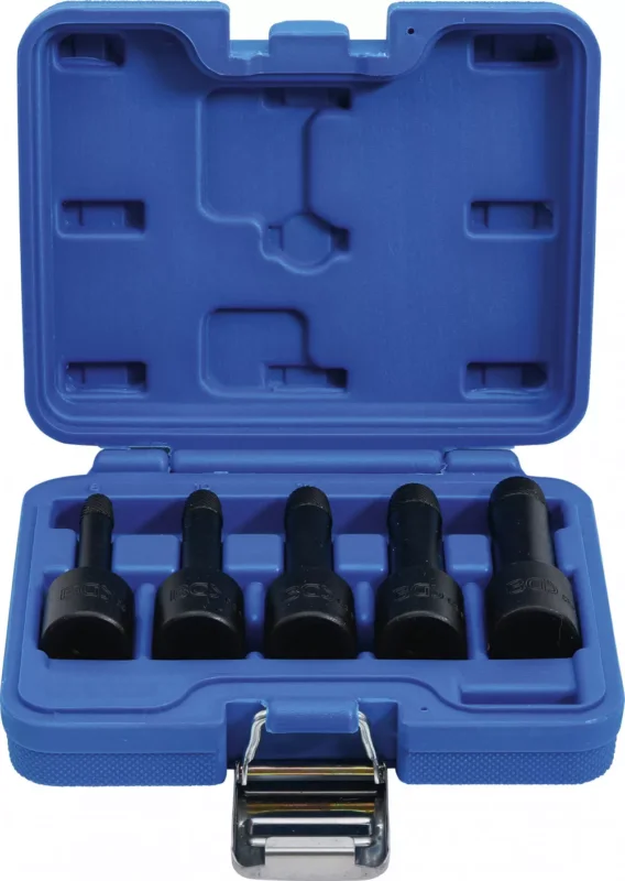 Szezonális akció BGS technic 5 részes elnyalt csavar kitekerő készlet , 8-16mm, 1/2" (BGS 5261)