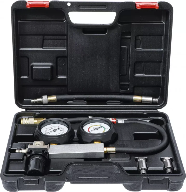 BGS DIY Motor nyomásveszteség mérő készlet, benzin motorokhoz (BGS 62646) Ne maradj le