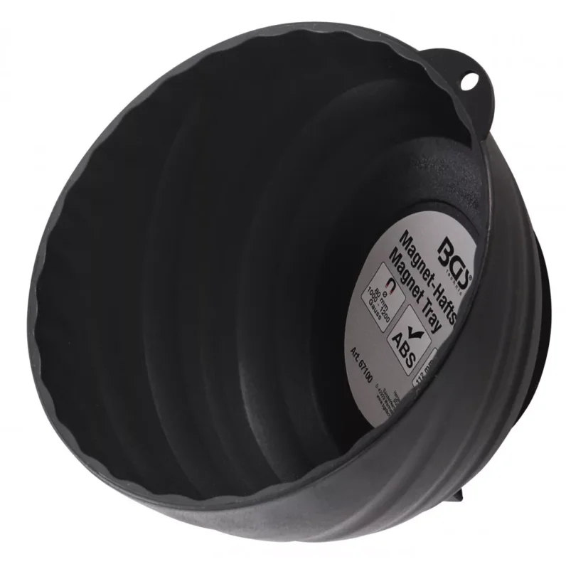 Végkiárusítás BGS technic Mágnestálca, magasperemű, átmérő: 145mm (BGS 67100)