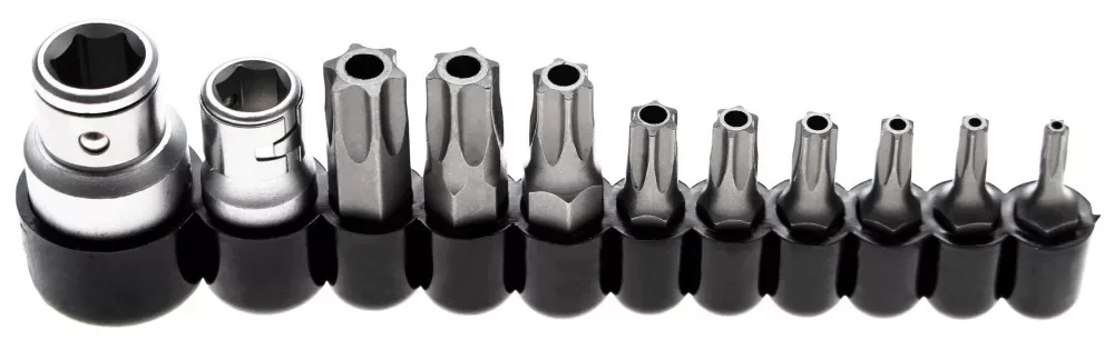 Gyors kiszállítás BGS technic 11 részes biztonsági Torx (fúrt) bitkészlet (BGS 786)