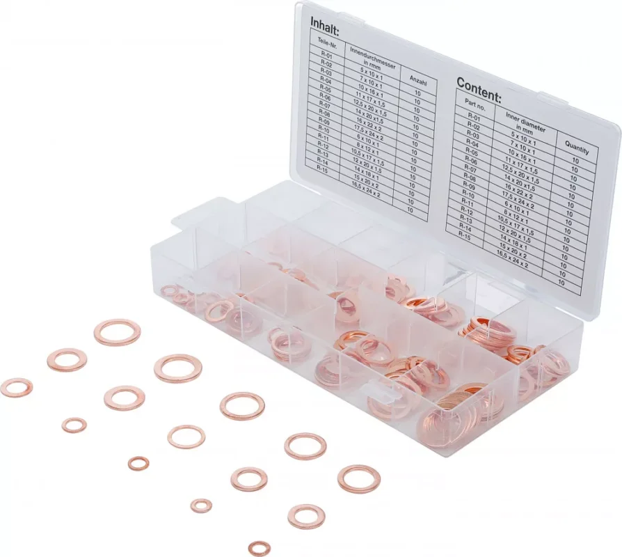 Korlátozott ajánlat BGS technic Tömítőgyűrű készlet 150 részes (BGS 8052)