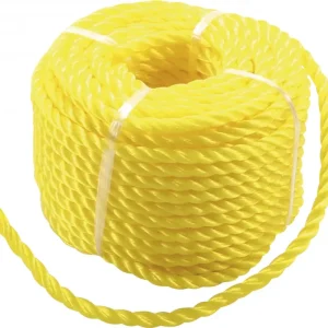 Végkiárusítás BGS DIY Fonott sárga kötél, max. teherbírás 65 kg, 20m x 6 mm (BGS 80805)