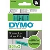 Dymo feliratozó szalag,12mm/7mfekete/zöld F083374 Alacsony ár