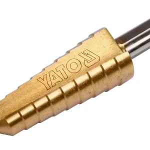 Akció Yato lépcsős fúró 6-20 mm 10 lépcsős HSS titán-nitrid