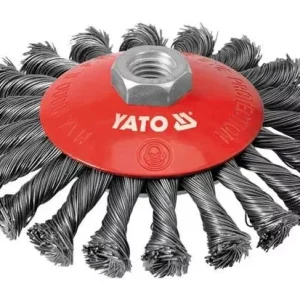Yato döntött sodrott körkefe M14 125 mm inox Olcsó