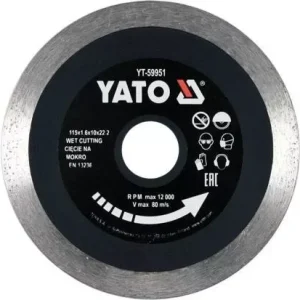 Yato gyémánt vágókorong 115 x 1,6 x 10 x 22,2 mm folytonos Nézd meg most
