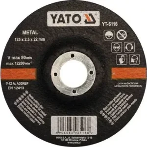 Ajánlat Yato vágókorong fémre 125 x 2,5 x 22,2 mm