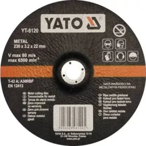 Yato vágókorong fémre 230 x 3,2 x 22,2 mm Korlátozott ajánlat