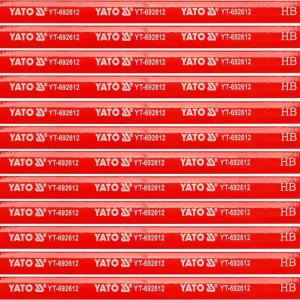 Yato ácsceruza 175 mm fára piros (12 db/csomag) Olcsó