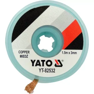 Yato kiforrasztó szalag 3,0 mm x 1,5 m Árcsökkenés