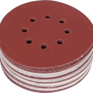Yato tépőzáras fíbertárcsa 150 mm / P240 8 lyukas (50 db/cs) Azonnal elérhető