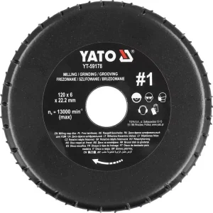 Yato ráspolykorong finom #3 120 x 22,2 mm Utolsó esély