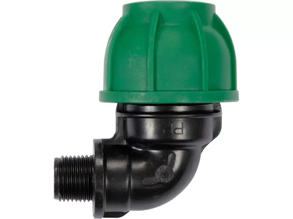 Azonnali szállítás Flo kpe könyök 90° 32 mm x 1/2" M