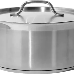 Yato Gastro alacsony fazék fedővel 28x13cm 8l inox Csak ma