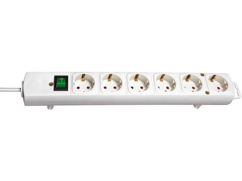 Brennenstuhl hosszabbító elosztó hatos, 2m, kapcsolóval, fehér Comfort-Line Vedd meg online