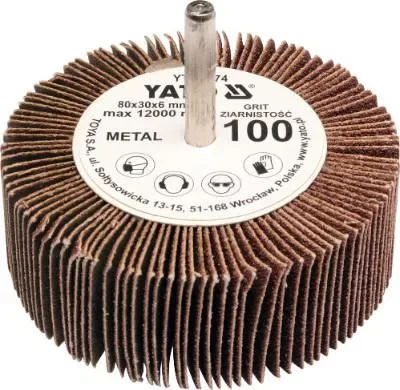 Yato csapos lamellás csiszolókorong 80 x 30 x 6 mm / P120 Szuper ajánlat