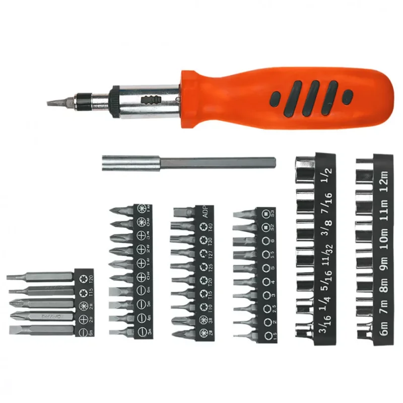 Biztonságos fizetés Top Tools csavarhúzó készlet 52 részes, racsnis