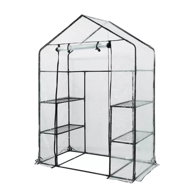 Neo növényház 143x73x195 cm, PVC fólia, fémszerkezet Alacsony ár