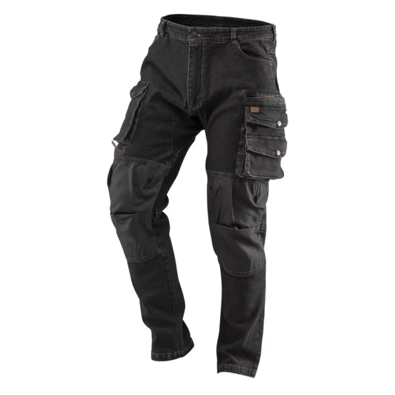 Neo denim farmer munkanadrág, fekete, S Exkluzív ajánlat