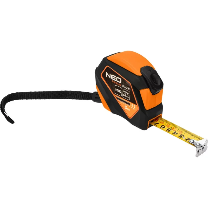 Neo mérőszalag 5 m x 25 mm, mágneses Végkiárusítás