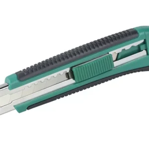 Wolfcraft barkácskés 2K, fém vezetőél, letörhető pengés, 18mm Gyors szállítás
