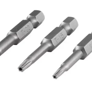 Wolfcraft 3db csavarozó bit Safety 50mm TorxTamper TH7,8,9 Akció