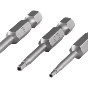 Wolfcraft 3db csavarozó bit Safety 50mm HexaTamper HO4.0,5.0,6.0 Prémium