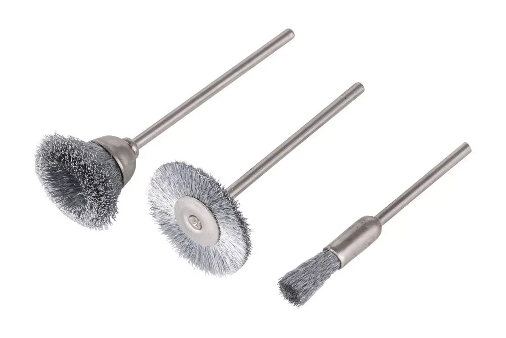 Wolfcraft csapos mini fazékkefe és drótkorong fúrógépbe 3 részes készlet Outlet