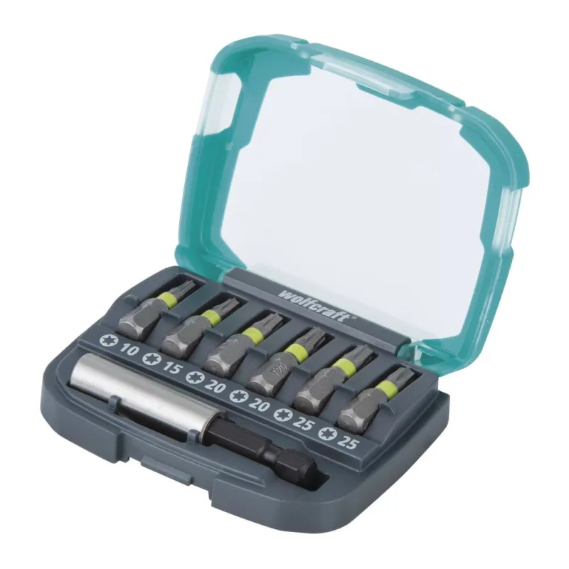 Wolfcraft bit-Box csavarozó bit készlet Solid, 7 részes: mágneses bittartó, T 10/15/20/25 Rendeld meg most