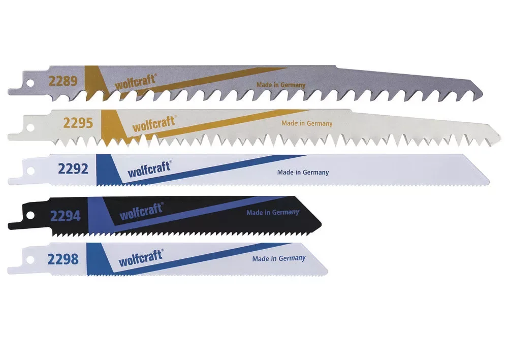 Wolfcraft profi szablyafűrészlap készlet 5 db-os (fa, színesfém, acél) Népszerű