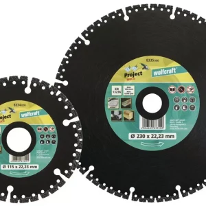 Wolfcraft Gyémánt vágótárcsa Project-Multi, szegmentált, 115x22.2mm, sarokcsiszolóhoz Olcsó