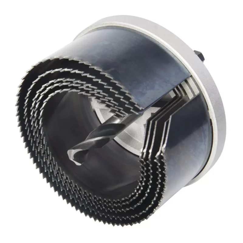 Wolfcraft Standard lyukfűrész készlet halogén spotokhoz Plug&Play, 68,74,80,90,100mm Korlátozott ajánlat
