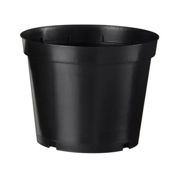 Korlátozott ajánlat műanyag cserép fekete 10l H22x ?28,4cm