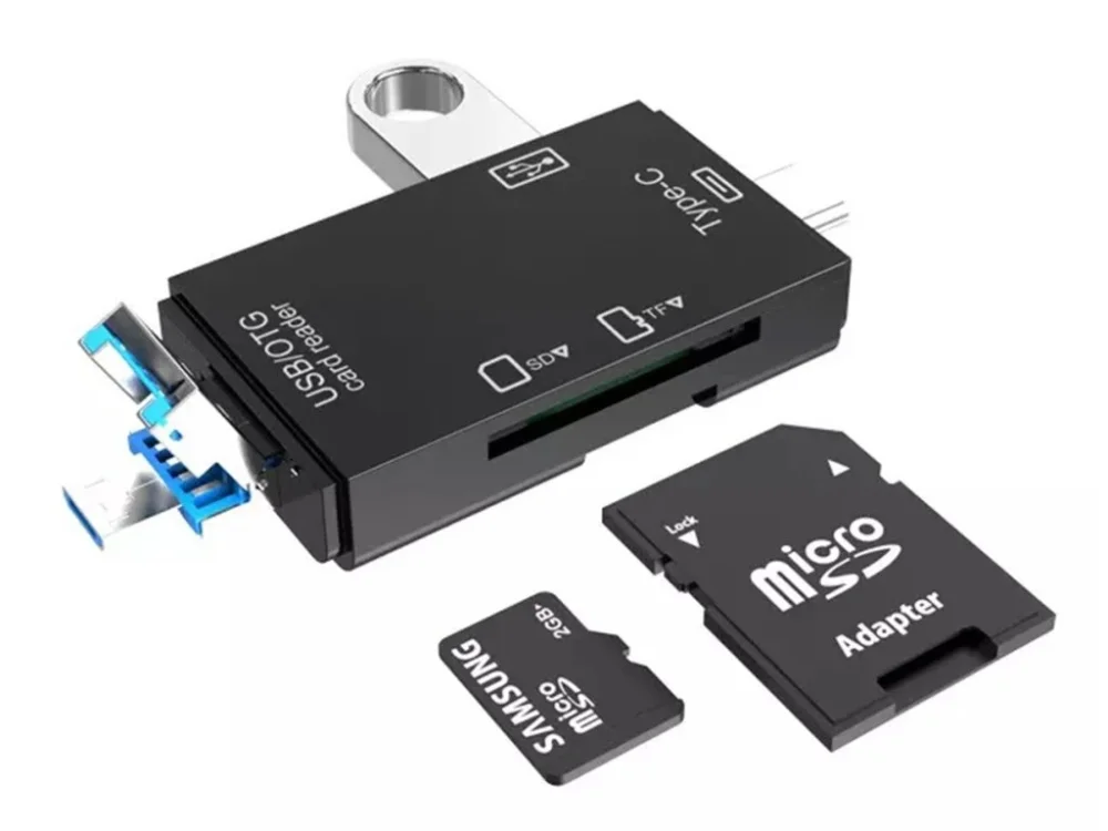 AK180B MULTI KÁRTYAOLVASÓ 5V1 USB Csak ma