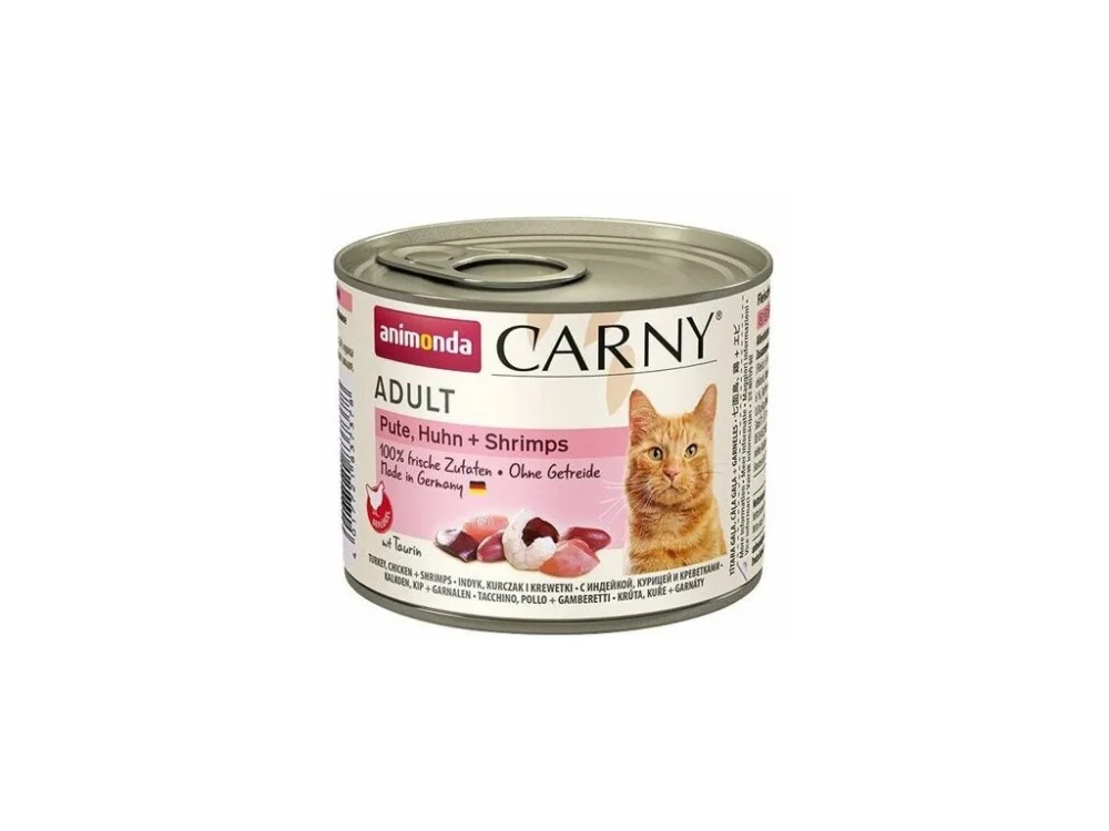 Árengedmény ANIMONDA konzerv CARNY Felnőtt - pulyka, csirke + rák 200g