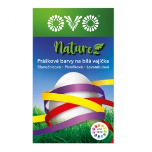 Tojásfesték OVO NATURE 3 szín B sárga, karmazsin, lila Vásárlói kedvenc