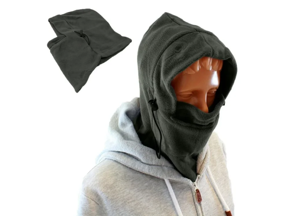 BQ42B BALACLAVA POLÁR MASZK 3 az 1-ben SZÜRKE Ne maradj le