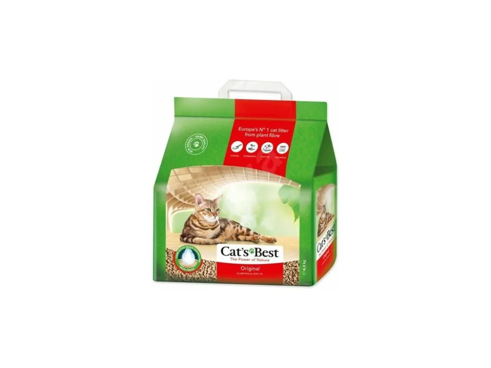 Exkluzív ajánlat Cats Best ORIGINAL (ÖKO PLUS) 10 L / 4,3 kg