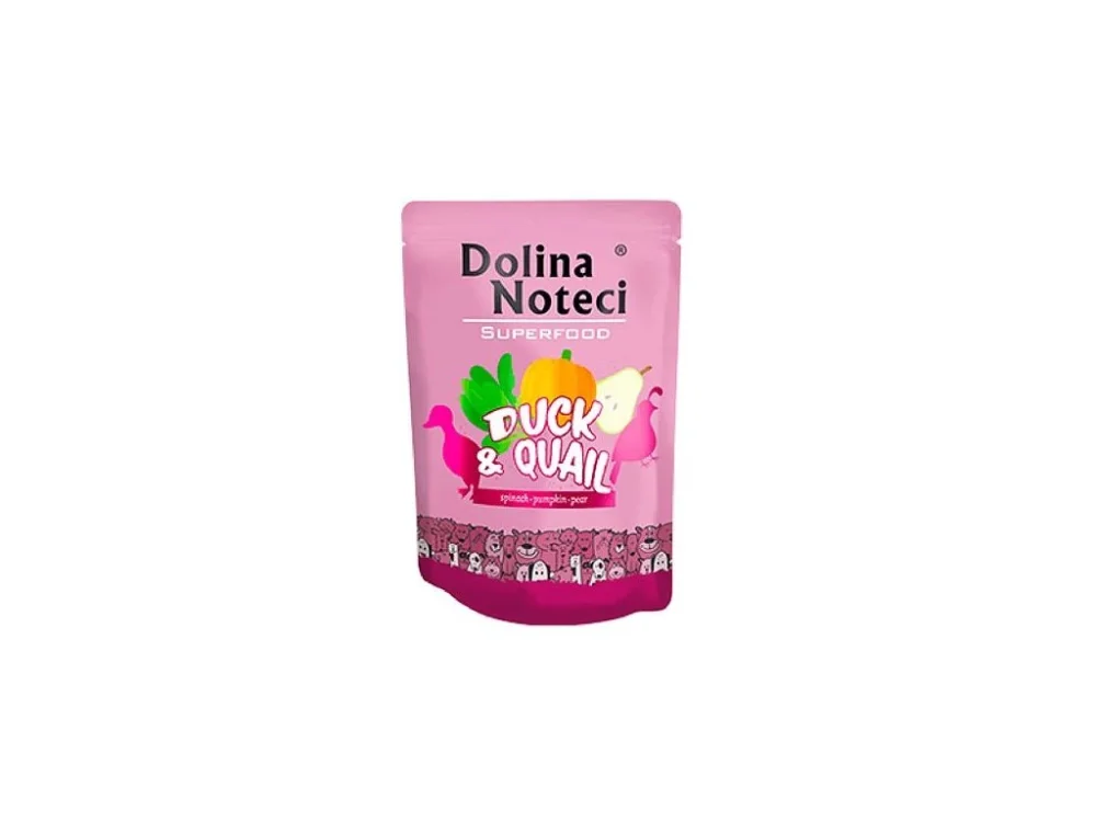 DOLINA NOTECI SUPERFOODS kacsa és fürj kutyáknak 300 g Kihagyhatatlan ajánlat