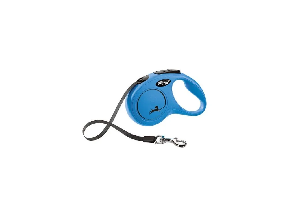 Flexi New Classic S öv 5 m, max 15 kg, - kék Exkluzív ajánlat