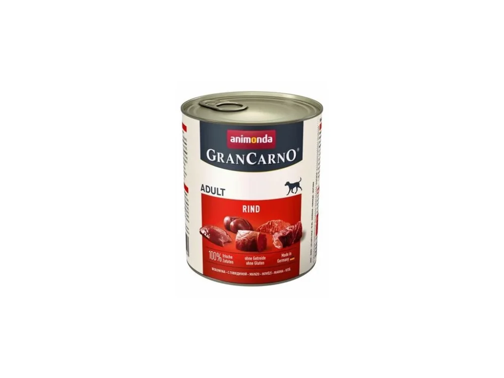 GRANCARNO Felnőtt - marhahús 800g Gyors szállítás