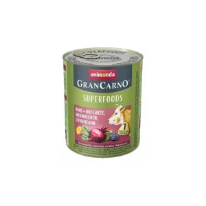 Vedd meg online GRANCARNO Superfoods marhahús, cékla, szeder, pitypang 800 g kutyáknak