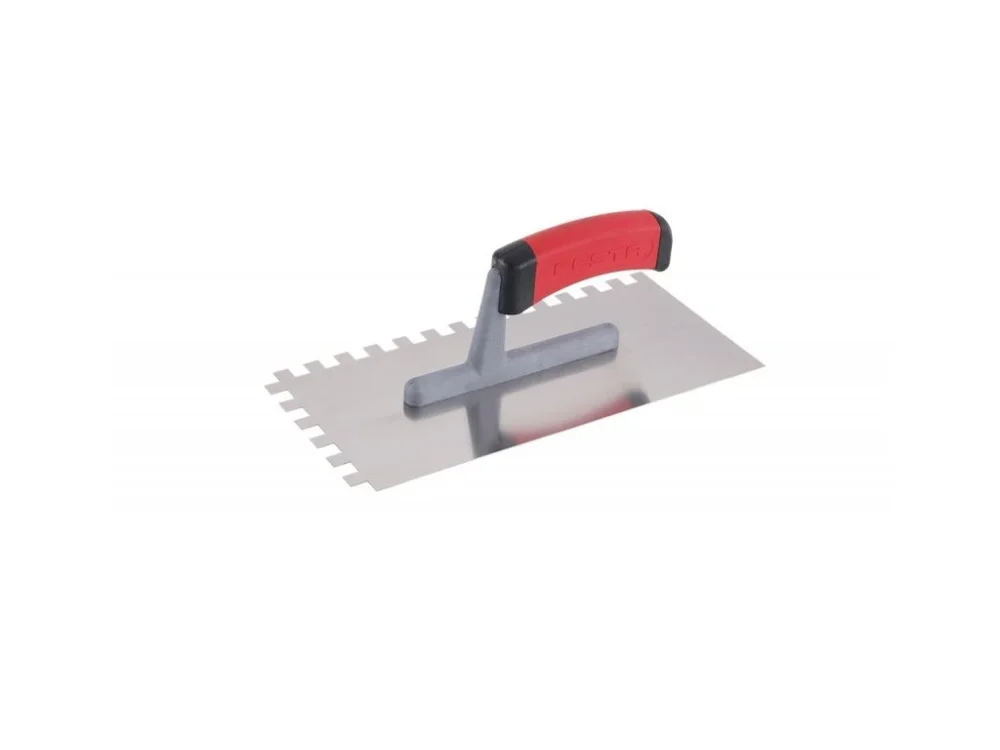 Legnépszerűbb FESTA simító rozsdamentes acél gumi nyél 280x130mm fogak e10