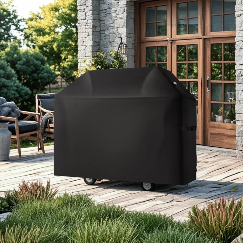 58 hüvelykes BBQ grillsütő fedél, tartós gázgrill fedél, vízálló kültéri használatra Akciós ár