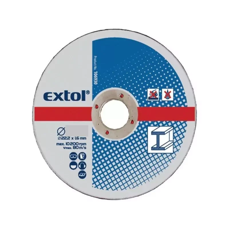 Árengedmény Extol Craft vágókorong fémhez 115×1,6×22,2 mm (106910)