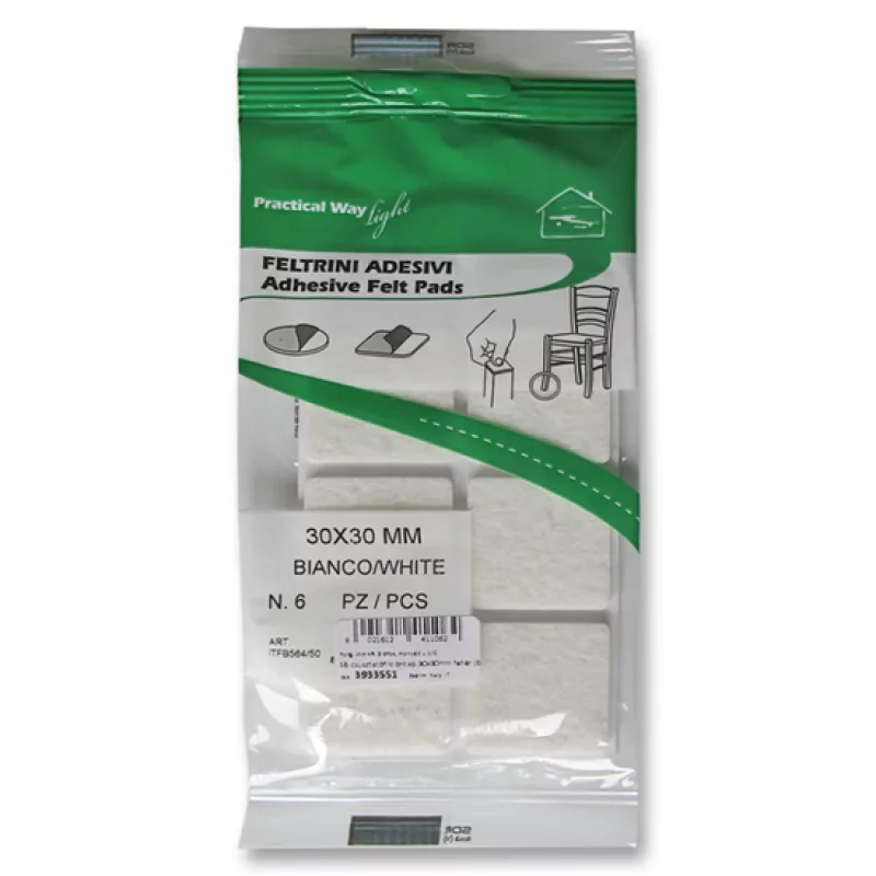 Vedd meg online SBcsúsztatófilc öntapadó 30x30mm fehér (6db) (3933551)