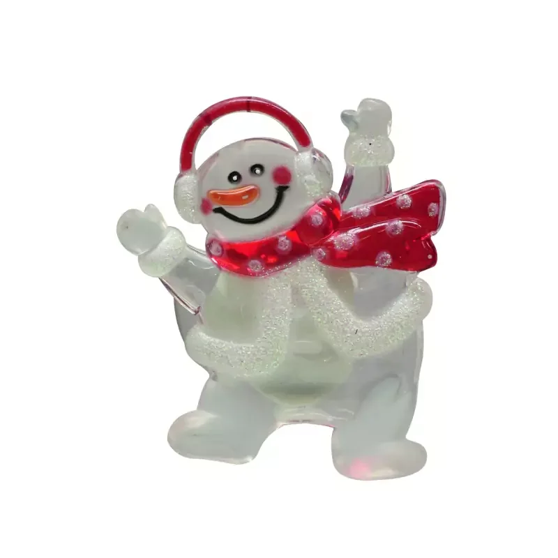 Utolsó esély Home (KID 322) LED-es ablakdísz, hóember, tapadókorongos